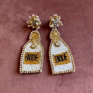 Bride 🍾 Seed Bead Earrings